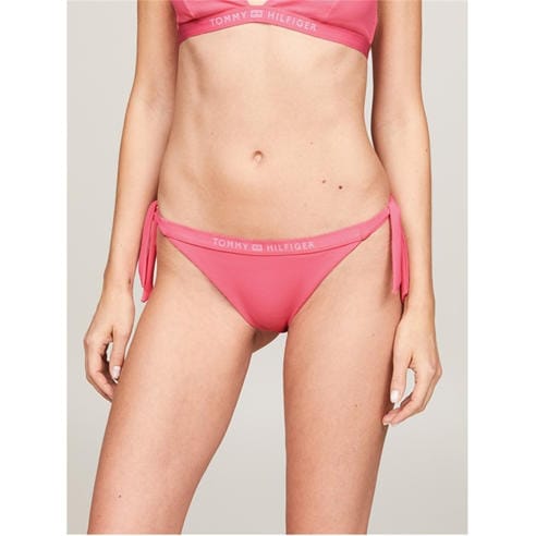 Tommy Hilfiger - Women's Logo Tie Side Bikini Bottoms