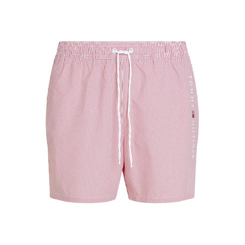 Tommy Hilfiger - Men's Ithaca Stripe Medium Length Drawstring Swim Shorts