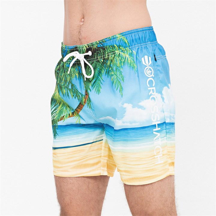 CROSSHATCH BEACH DREAM SWIM SHORTS MEN