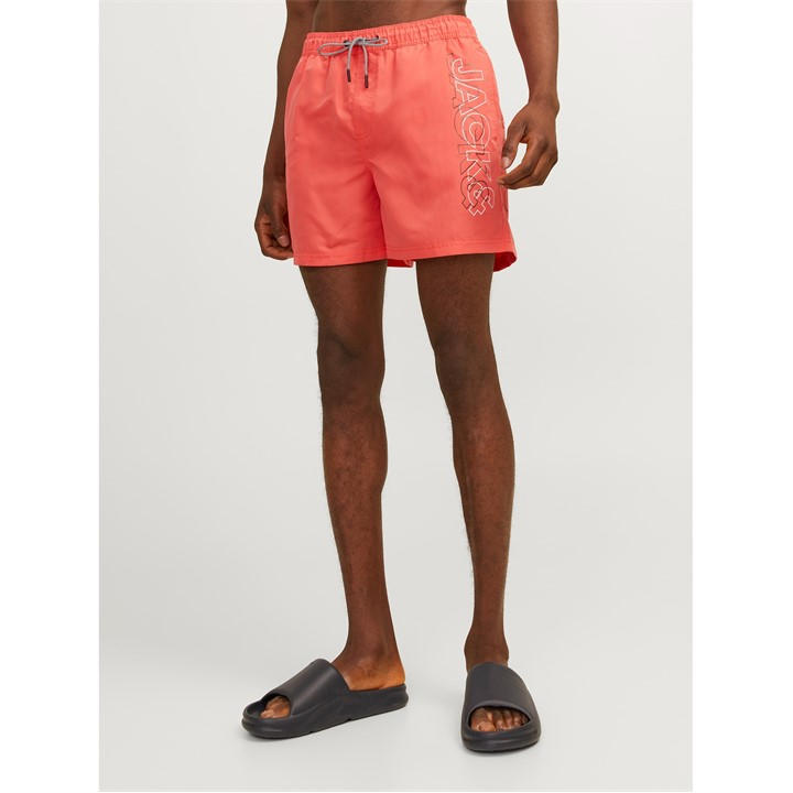 JACK & JONES FIJI DOUBLE LOGO SWIM SHORT