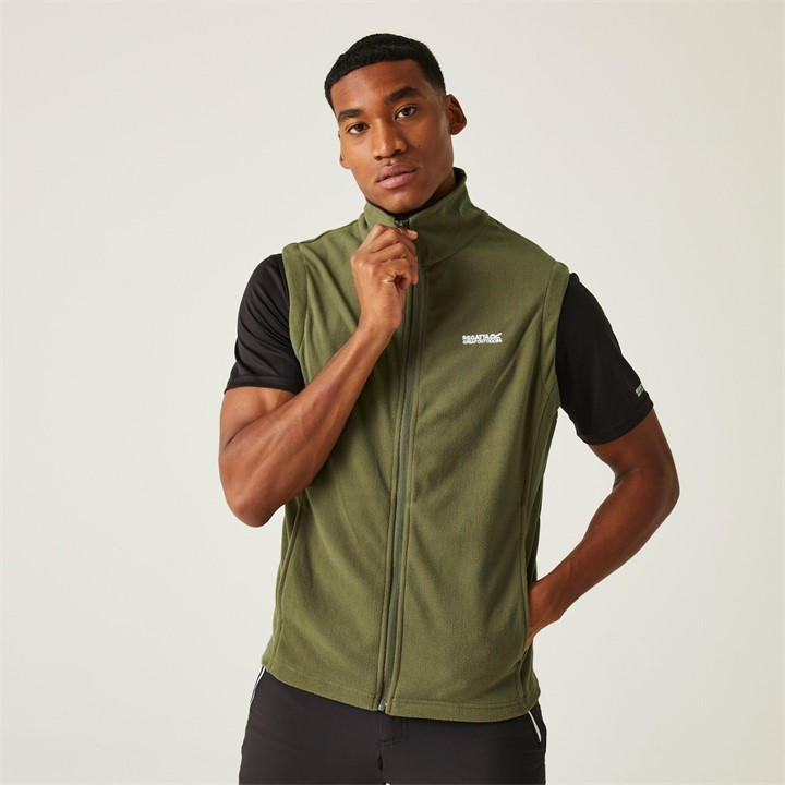 Regatta Men's Green Tobias Ii Fleece Bodywarmer 4XL