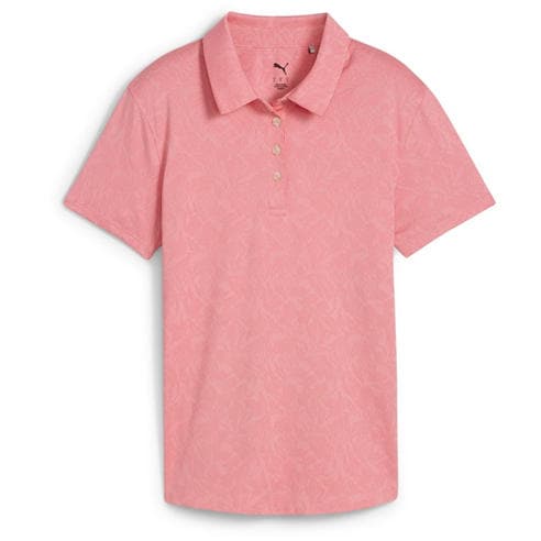 Puma - Puma W Mattr Lianas Jacquard Ss Polo Shirt Womens
