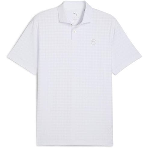 Puma - Men's Mattr Houndstooth Short Sleeve Performance Polo Shirt