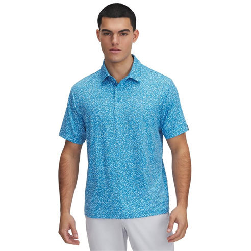 Under Armour - Men's Printed Short-Sleeve Performance Polo Shirt