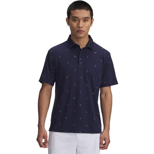 Under Armour - Men's Printed Short-Sleeve Performance Polo Shirt