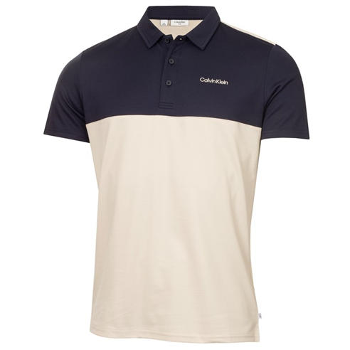 Calvin Klein Golf - Men's Jc Block Short Sleeve Performance Polo Shirt