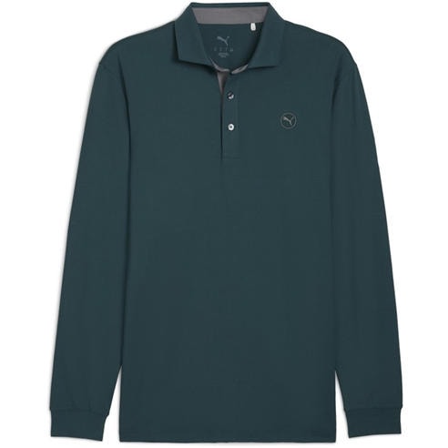 Puma - Men's Cloudspun Long Sleeve Midweight Performance Polo Shirt