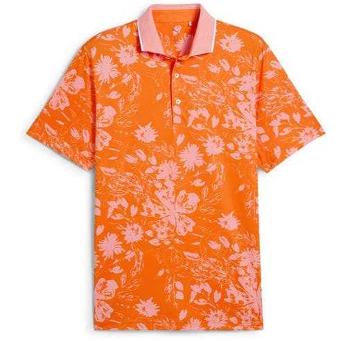 Puma - Men's Mattr Rose Short Sleeve Performance Polo Shirt