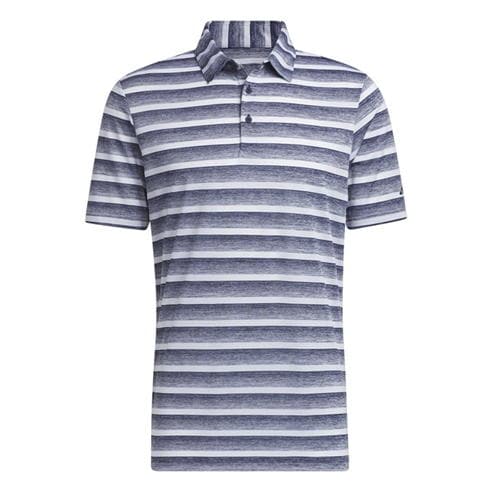 adidas - Two-Color Striped Golf Polo Shirt Mens