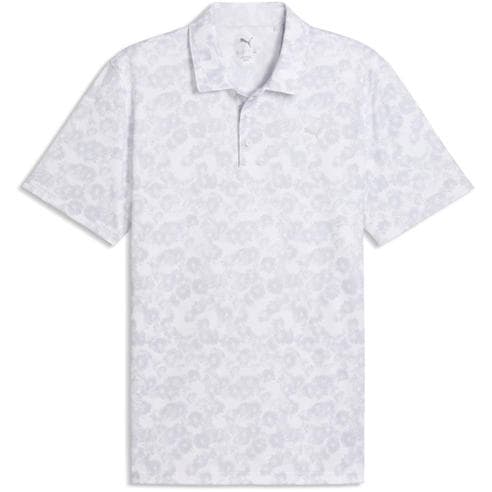 Puma - Men's Pure 2.0 Floral Short Sleeve Performance Polo Shirt