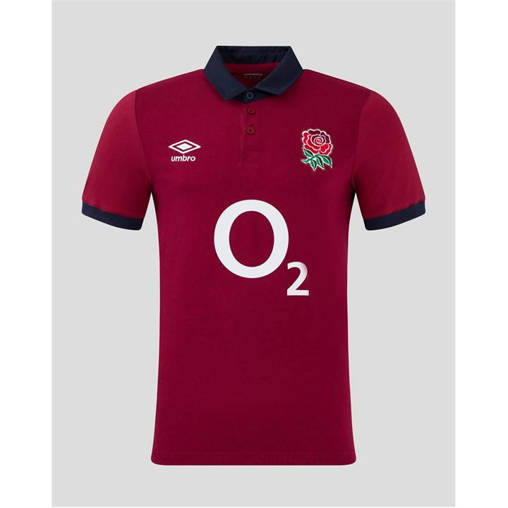 Umbro England Rugby Alternate Classic Shirt 2024 2025 Adults In Red