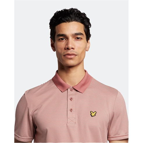 Lyle and Scott - Golf Microstripe Polo Shirt
