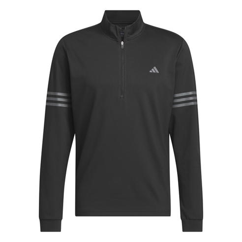 adidas - 3 Stripe Zip Top Mens