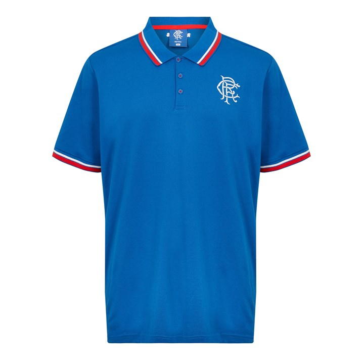 CASTORE RANGERS PIQUE POLO SHIRT ADUL