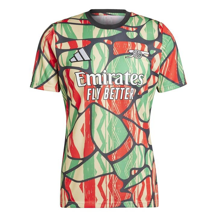 Adidas Originals Arsenal Pre Match Shirt 2024 2025 Adult In Multi