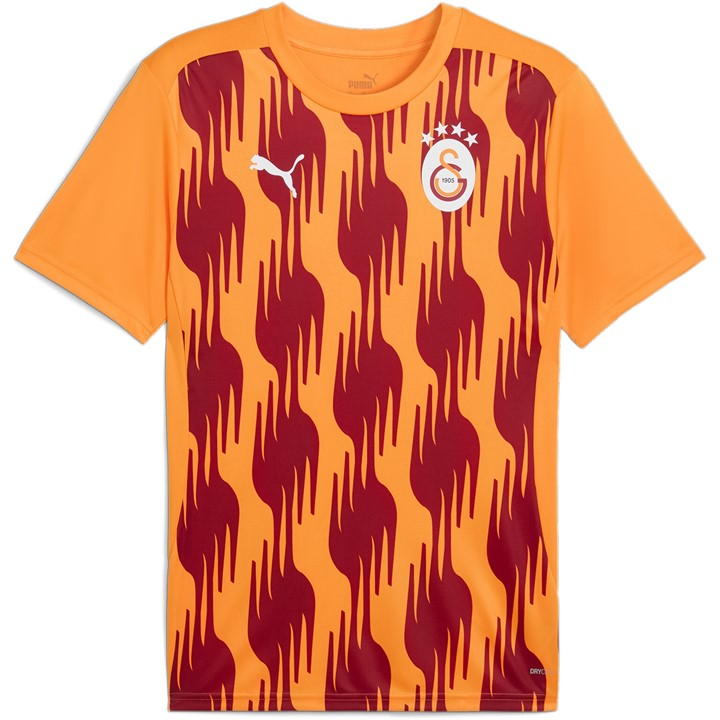 Puma Galatasaray Prematch Shirt 2024 2025 Adults In Pattern