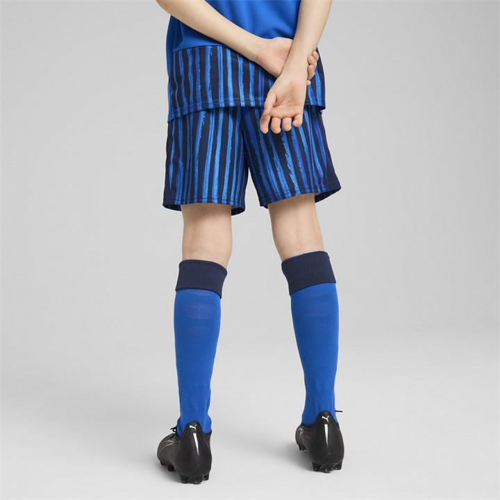 Blue/Navy - Puma - x KidsSuper Al Hilal Home Shorts 2025 2026 Juniors