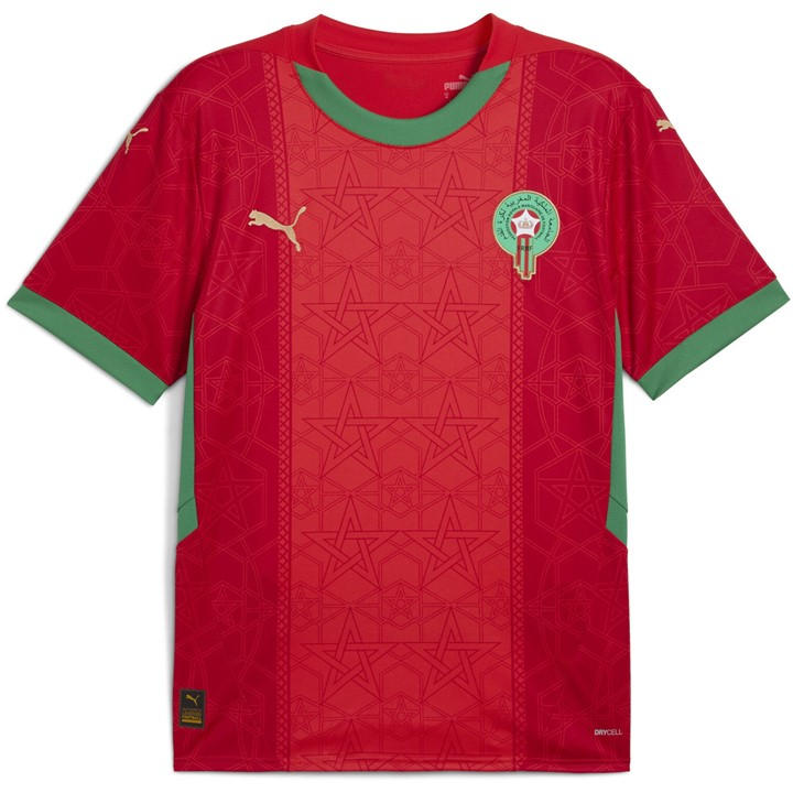 Puma Men's Red Morocco Home Shirt 2025 Adults Large