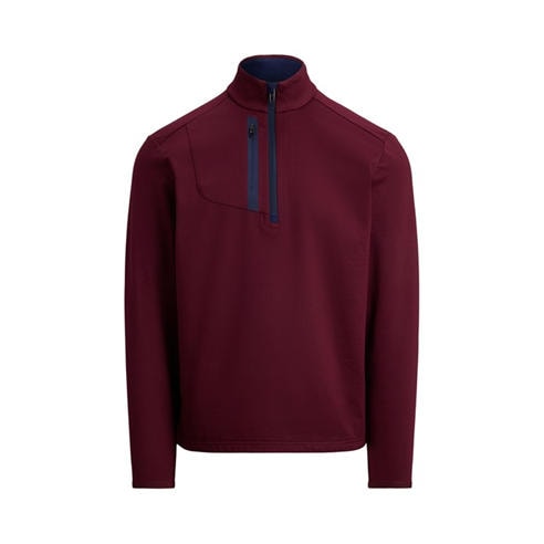 Polo Ralph Lauren - Men's RLX Cotton Long Sleeve Half Zip Performance Golf Jacket