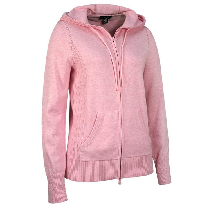Callaway Fzp Hoodie Ld99 In Pink
