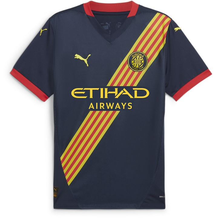 Puma Girona Away Shirt 2024 2025 Adults In Grey