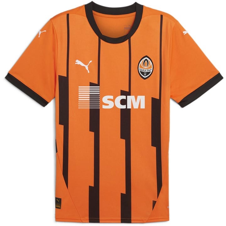 Puma Shakhtar Donetsk Home Shirt 2024 2025 Adults In Orange
