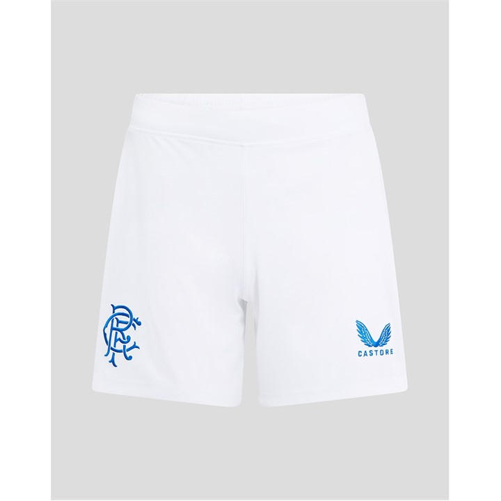 Castore Women's White Rangers Home Shorts 2024 2025 Size 14