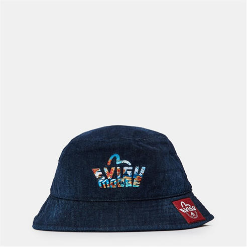 MOOSE KNUCKLES - Mens x Evisu Denim Bucket Hat