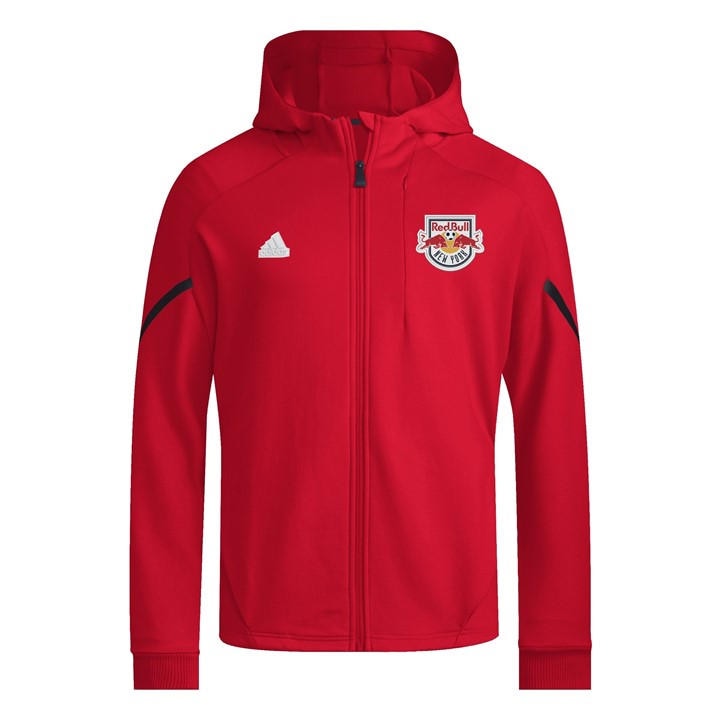 ADIDAS ORIGINALS NEW YORK RED BULLS ANTHEM ANORAK JACKET 2023 2024 ADULT