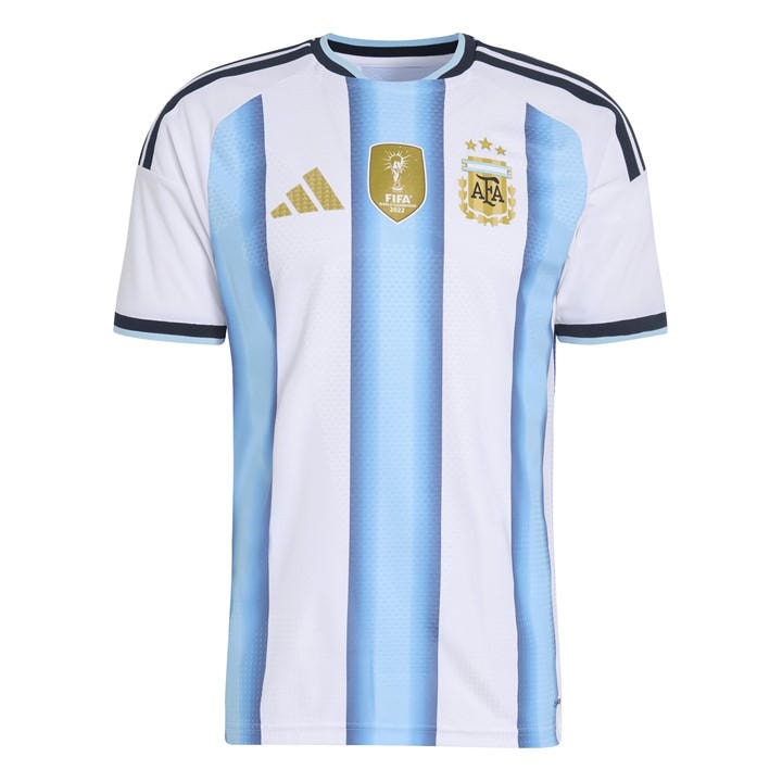 Adidas Men's White Argentina Authentic Home Shirt World Cup 2026