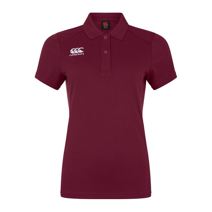 Canterbury Women's Purple Club Dry Polo Top Size 6