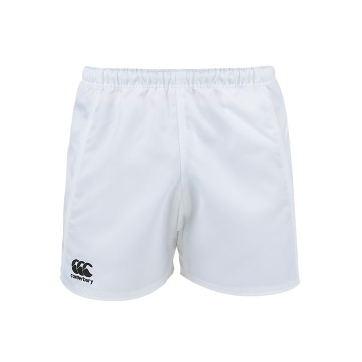 Canterbury Men's White Advantage Rugby Shorts Adults Extra Small