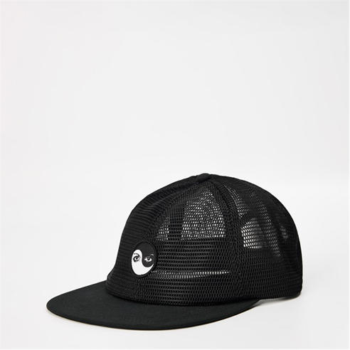 Vans - Adults Skate Yin Yang Eyes Mesh Panel Flat Peak Cap