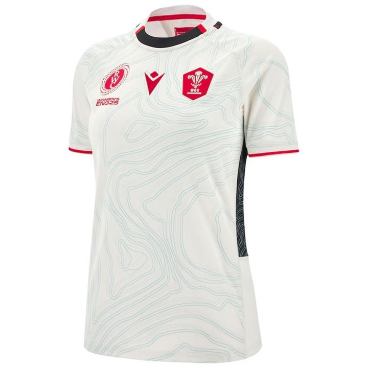 Macron Wales Rugby World Cup Away Shirt 2025 Womens In Black