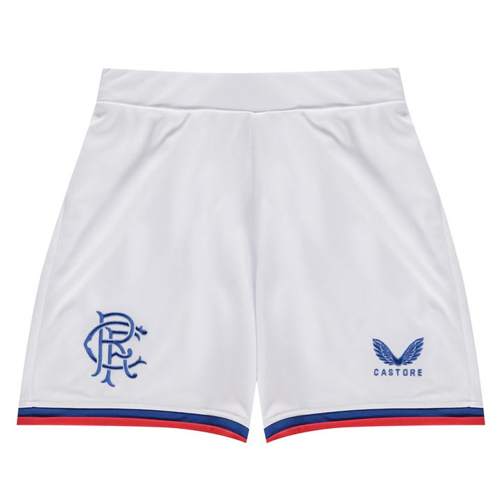 Castore Boys White Rangers Fc Away Shorts Juniors Size 11