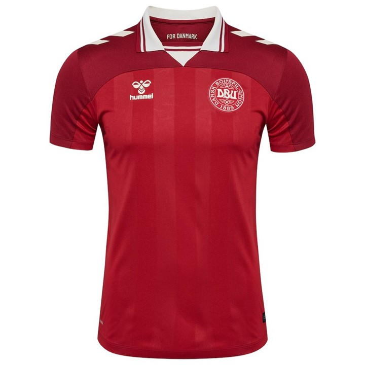 Hummel Men's Red Denmark Home Shirt 2025 Adults Medium