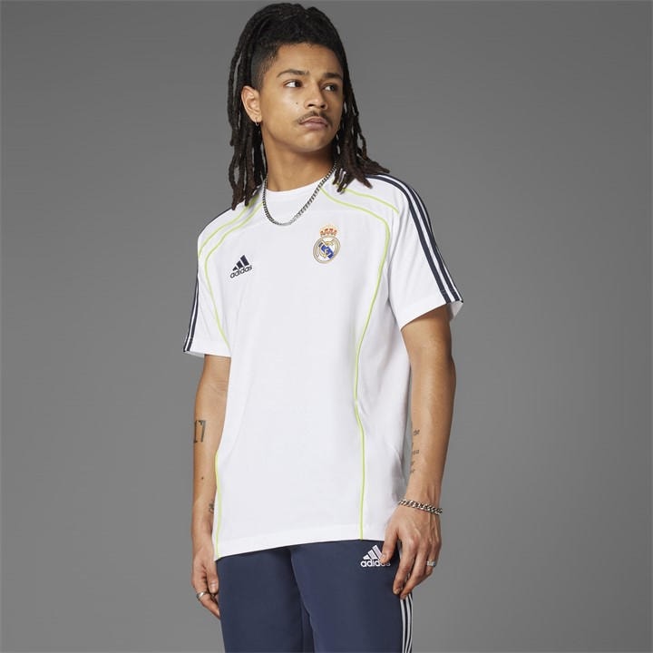 White - adidas - Real Madrid UBP T-Shirt Adults