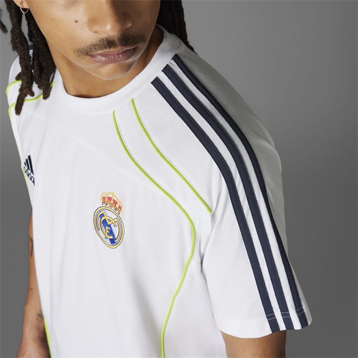 White - adidas - Real Madrid UBP T-Shirt Adults