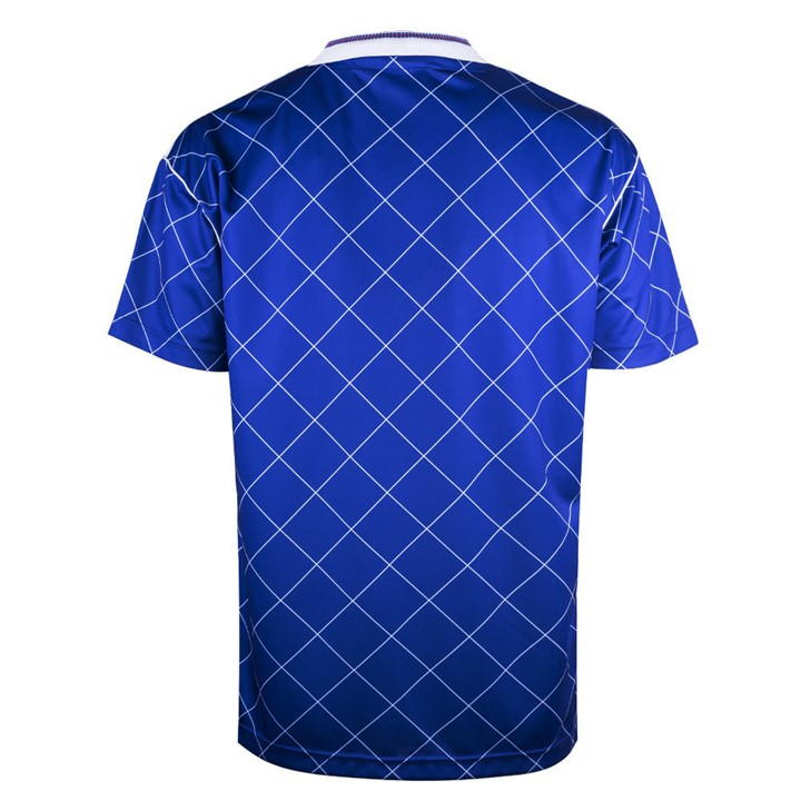 Blue - Score Draw - Chelsea Football Club 1988 Retro Shirt Adults