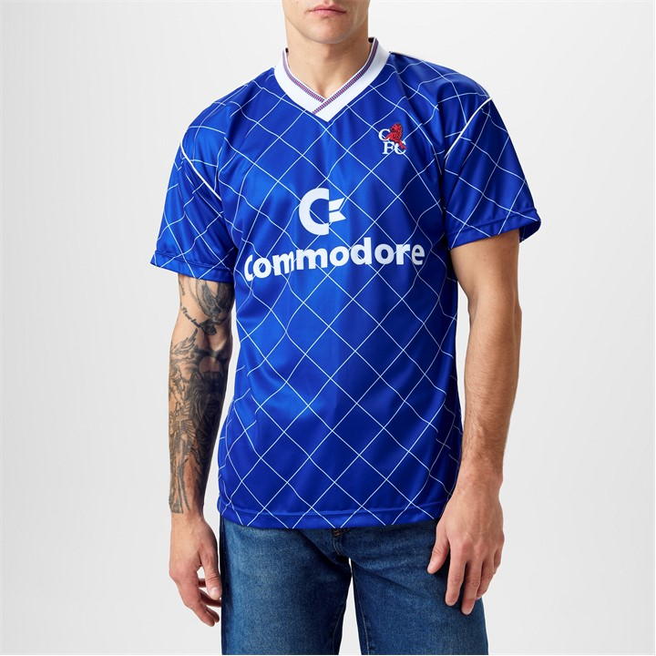 Blue - Score Draw - Chelsea Football Club 1988 Retro Shirt Adults