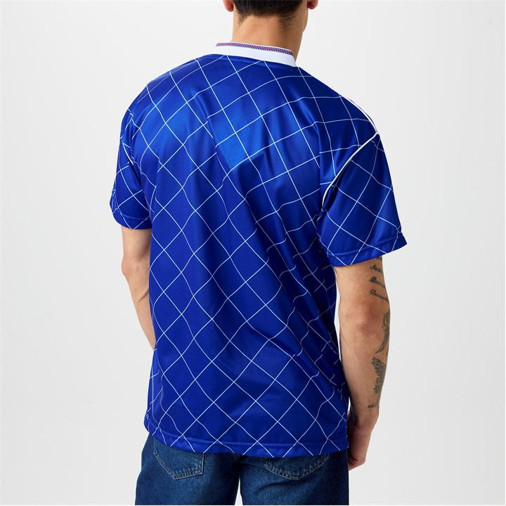 Blue - Score Draw - Chelsea Football Club 1988 Retro Shirt Adults
