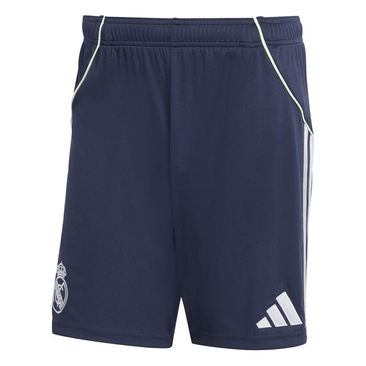 Adidas Men's Blue Real Madrid Away Shorts 2025 2026 Adults Large