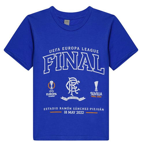 Castore - Rangers Europa League Final T-Shirt Junior