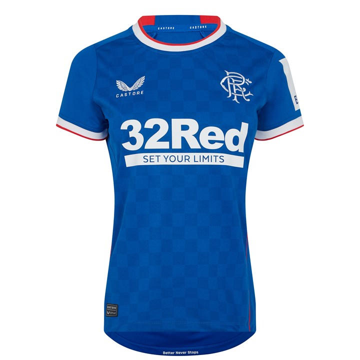 Castore Rangers Home Shirt 2022/2023 Womens - Blue