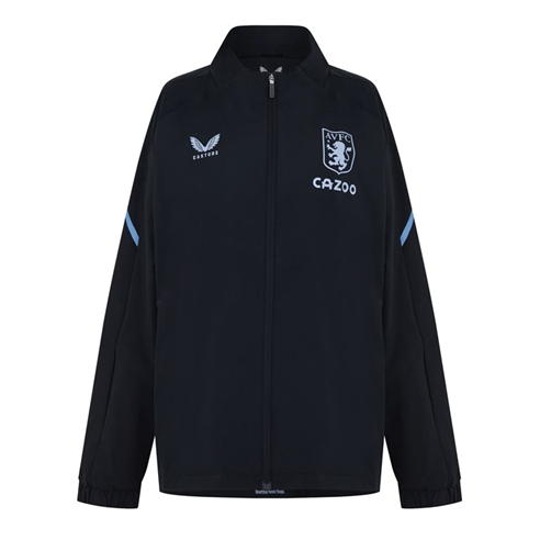 Castore - Women's Aston Villa Water Resistant Long Sleeve Licensed Rain Anorak