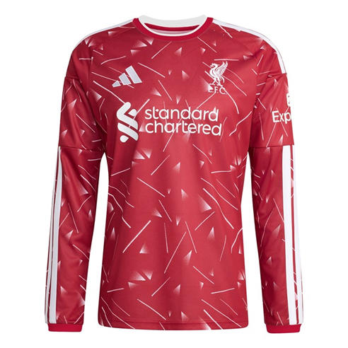 adidas - Liverpool 2026 2027 Home Long-Sleeved Shirt Mens