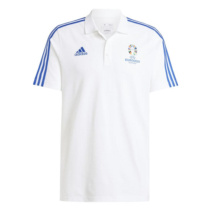 ADIDAS ORIGINALS UEFA EURO24™ OFFICIAL EMBLEM POLO SHIRT MEN