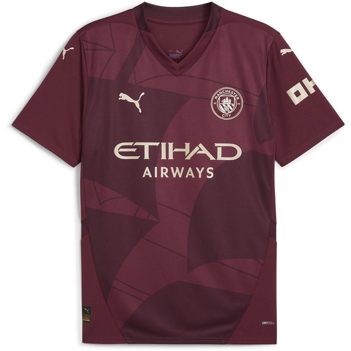 Puma Manchester City Third Shirt 2024 2025 Adults In Red