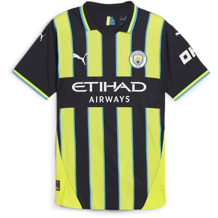 PUMA MANCHESTER CITY AUTHENTIC AWAY SHIRT 2024 2025 ADULTS