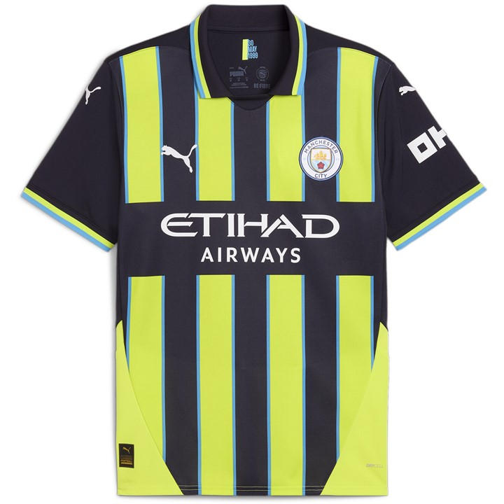 Puma Manchester City Away Shirt 2024 2025 Adults In Green